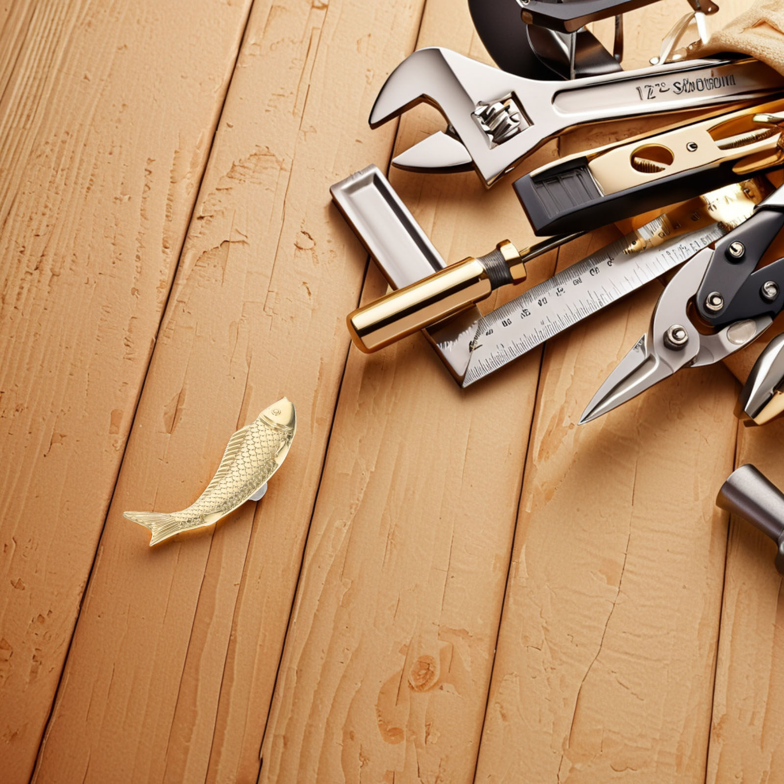 Unique Furniture Hardware Pulls - Puxadores de Armário em Latão com