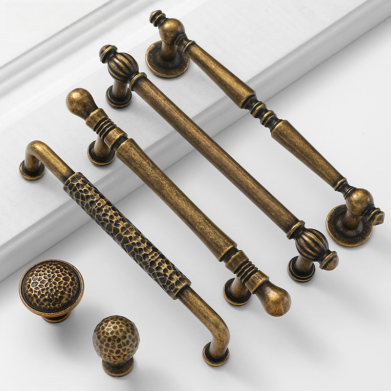 Unique Furniture Hardware Pulls - Puxador de Armário Vintage em Cobre