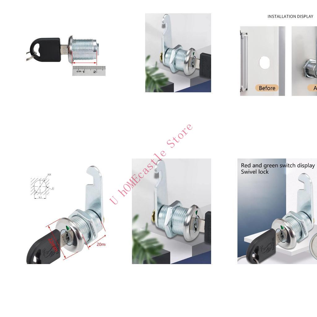 63HF 2 conjuntos gavetas com t - Furniture Hardware Lock avaliação e preço