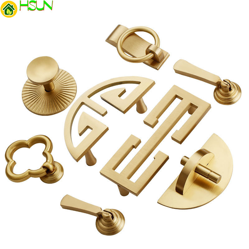 Alça de armário de cobre puro  - Furniture Hardware Paint avaliação e preço