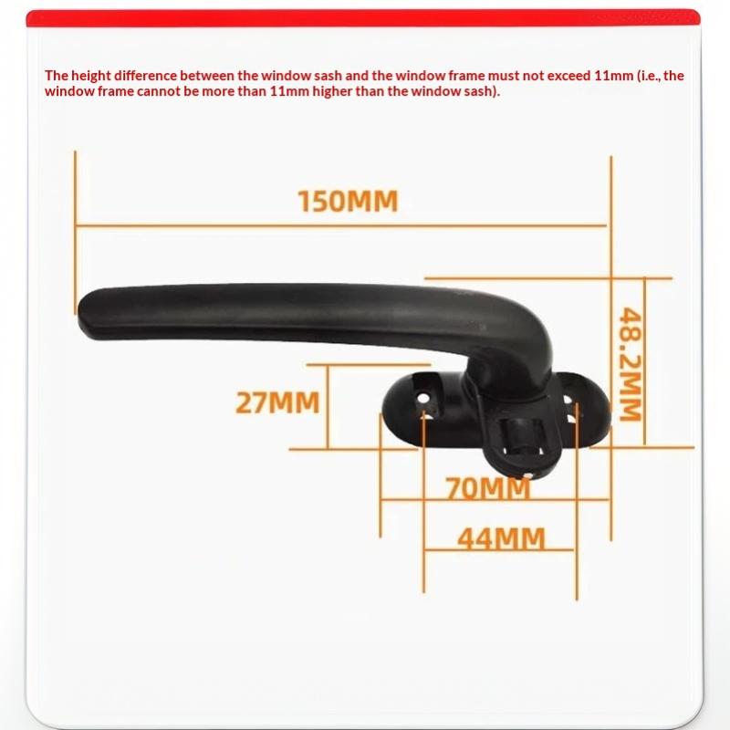 Maçaneta universal para janela - Furniture Hardware Lock avaliação e preço