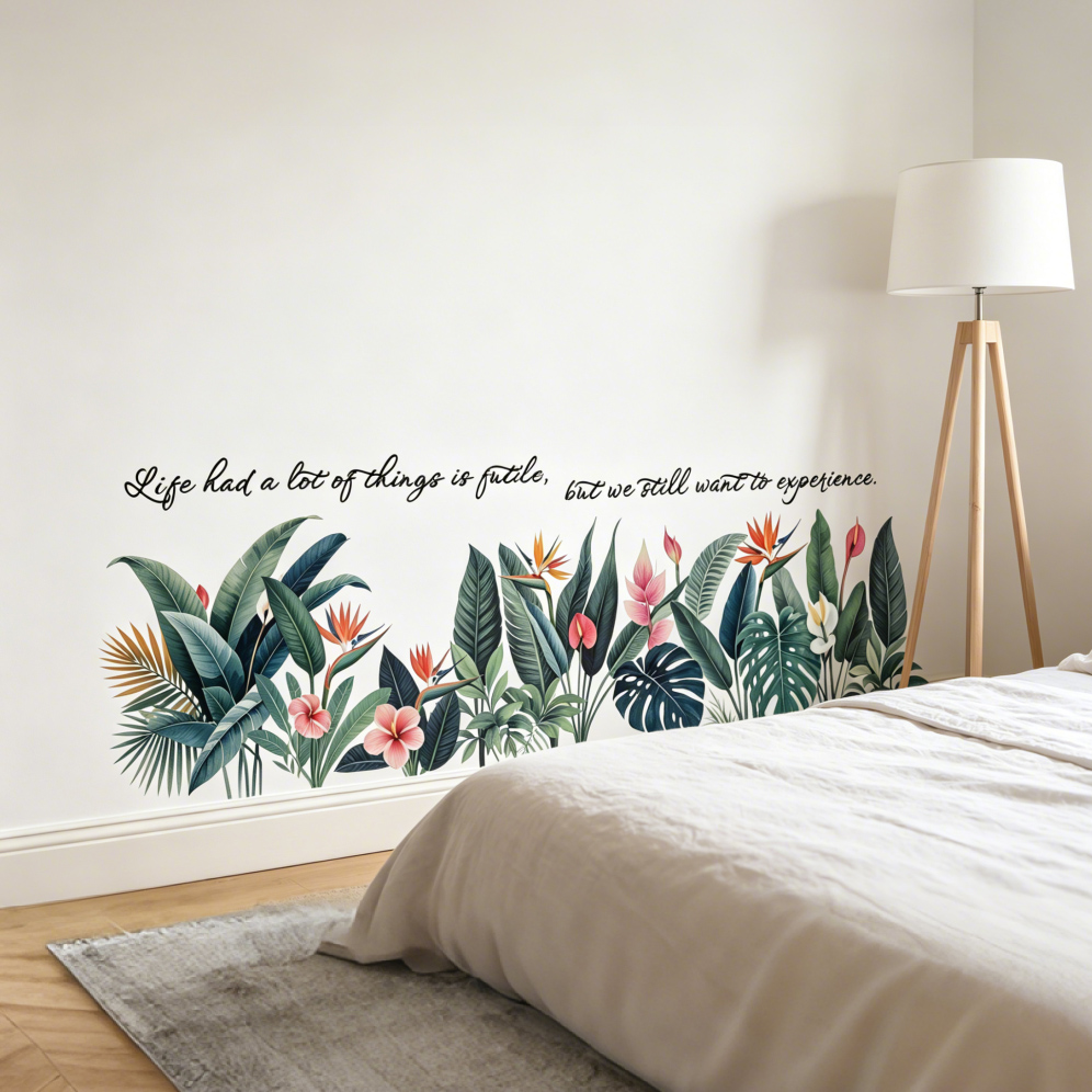 Adesivos de Parede com Folhas  - Furniture Paradise & Hardware Ghaziabad Reviews avaliação e preço