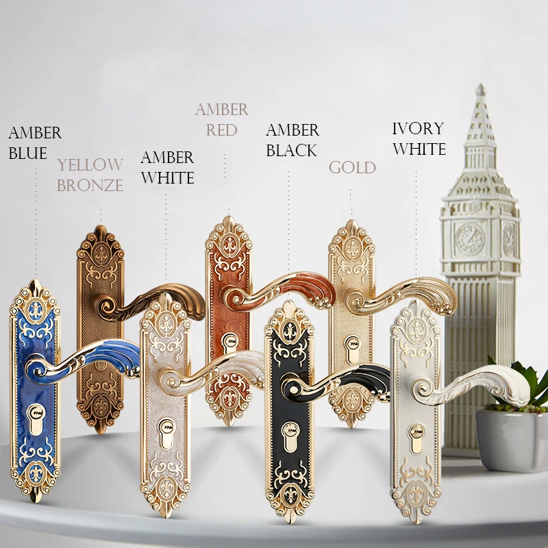 Maçaneta de Porta Interna Euro - Furniture Hardware Lock avaliação e preço