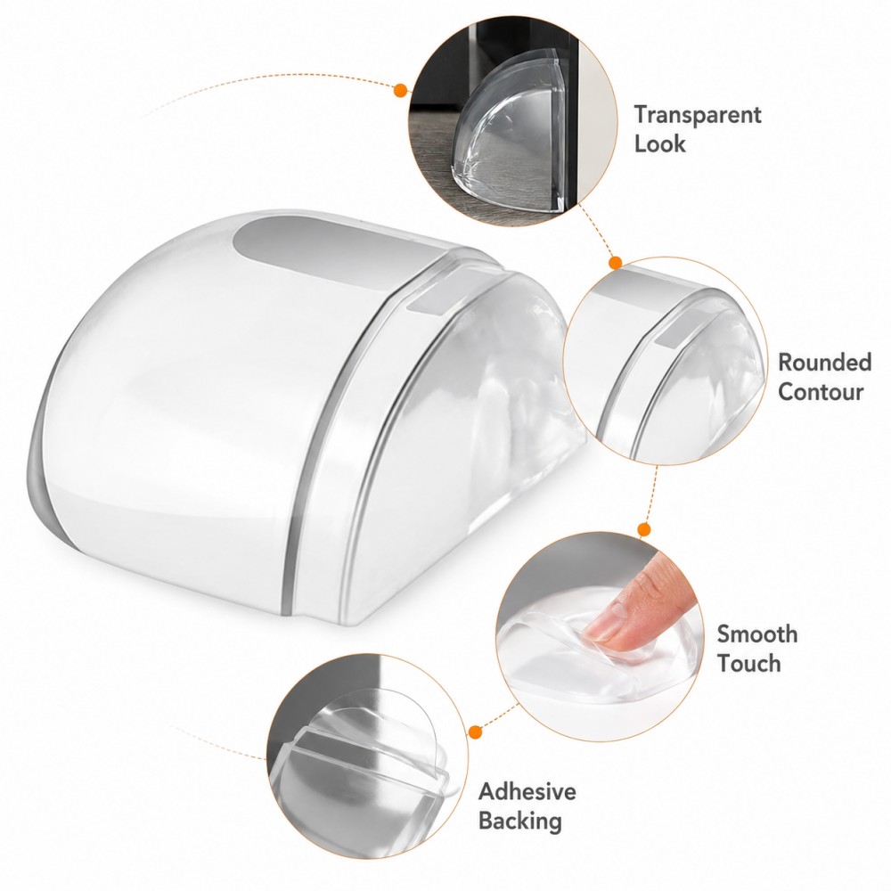 Protetor de Porta Transparente - Furniture Hardware Design avaliação e preço