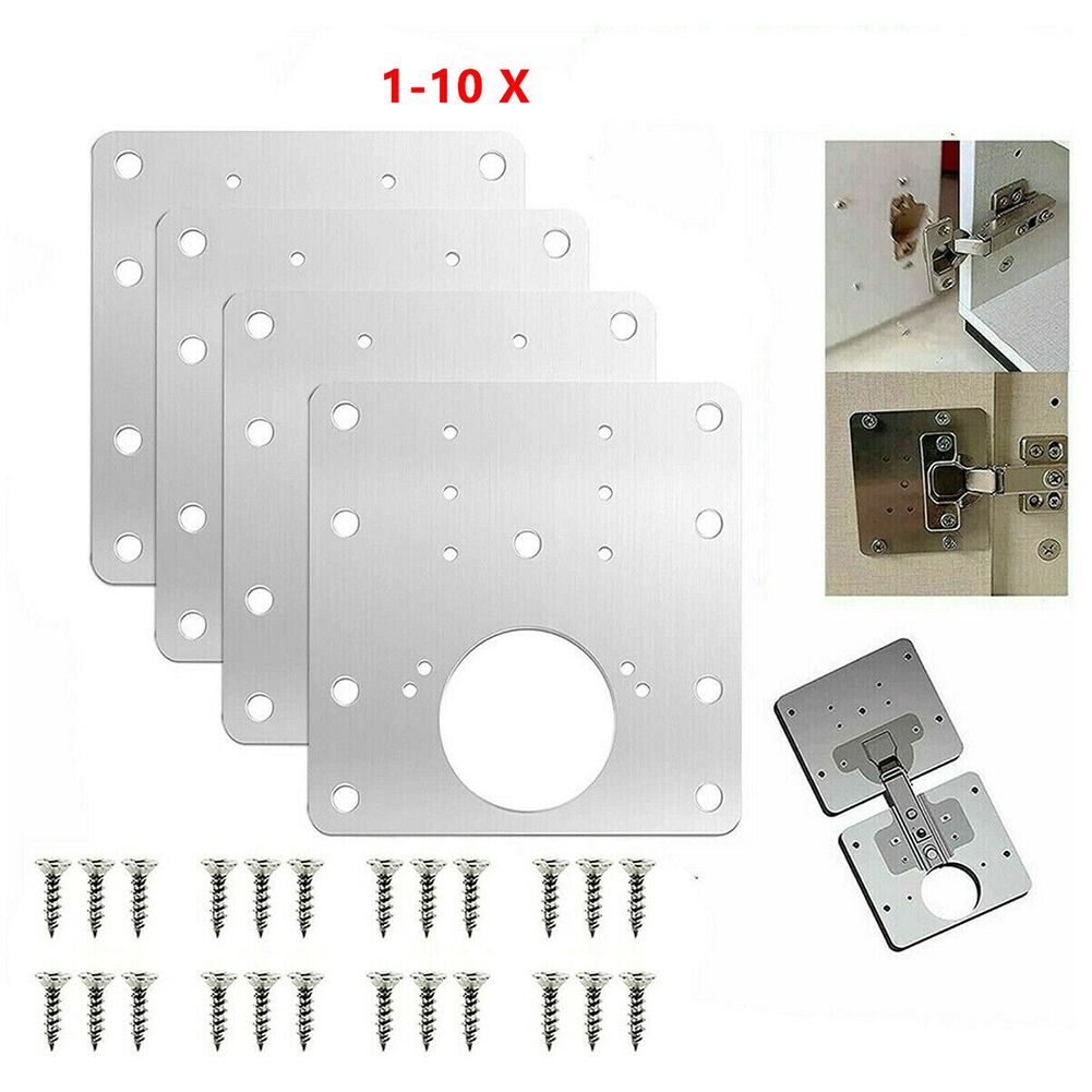 2/4/10 Peças Dobradiças de Por - Furniture Hardware Repair avaliação e preço