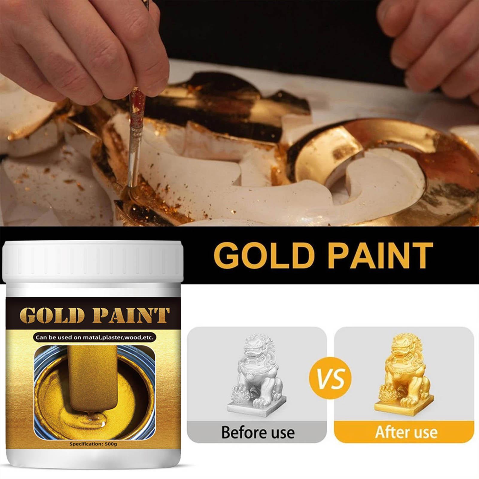 Pintura artesanal dourada, 300 - Furniture Hardware Paint avaliação e preço