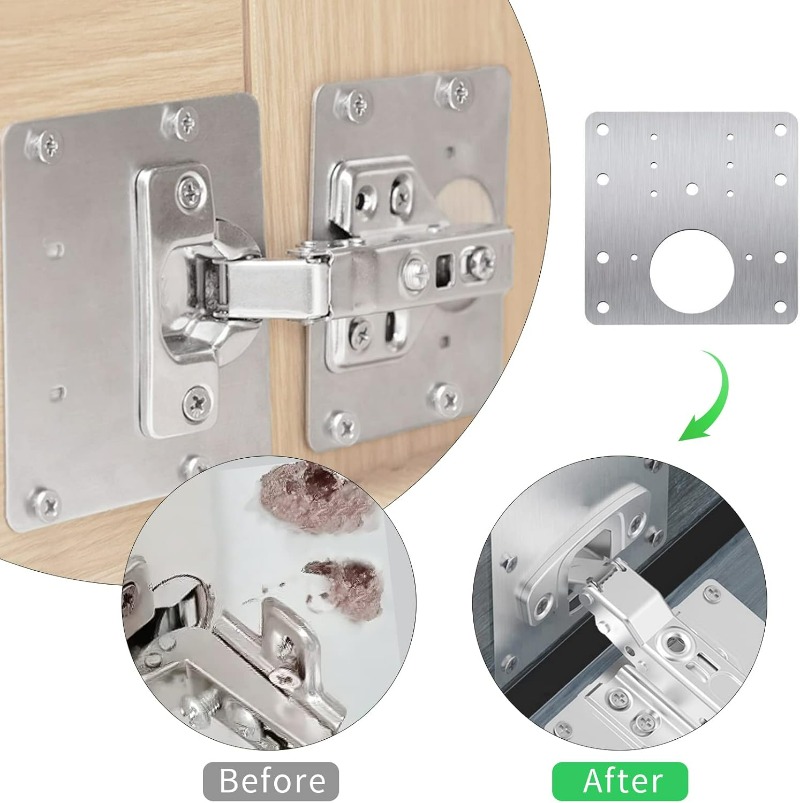Placa de Reparo para Dobradiça - Furniture Hardware Repair avaliação e preço