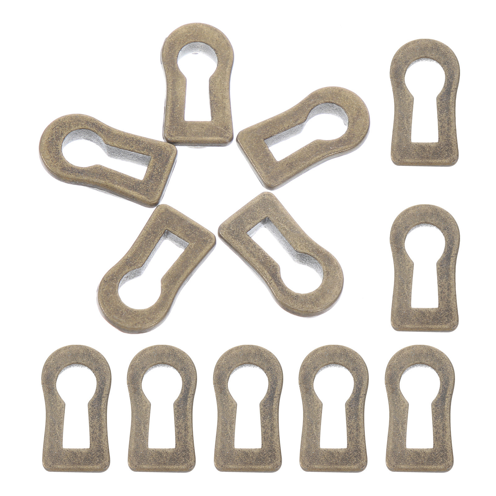 12 Peças de Placas Decorativas - Furniture Hardware Lock avaliação e preço