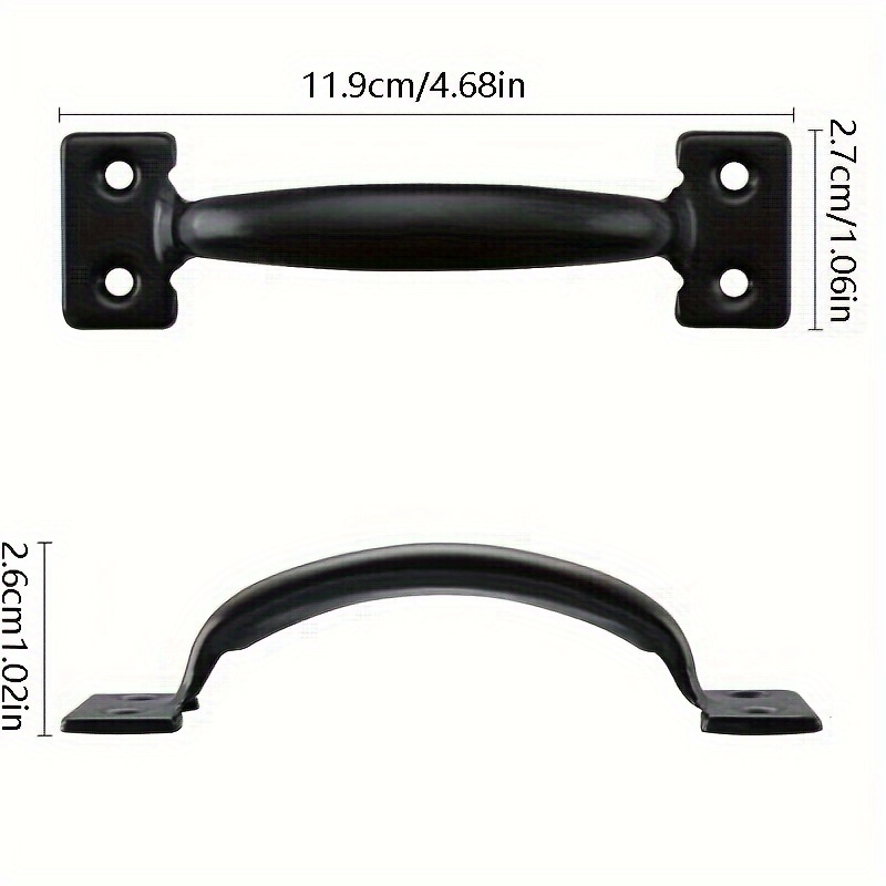 2 Peças Puxadores de Ferro DIY - Furniture Hardware Parts avaliação e preço